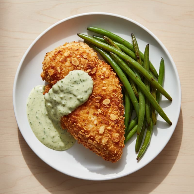 Crispy Buttermilk Fried Chicken with Creamy Gravy