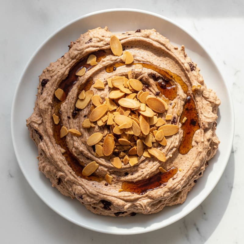 Creamy Cottage Cheese Protein Mousse with Cocoa and Almonds