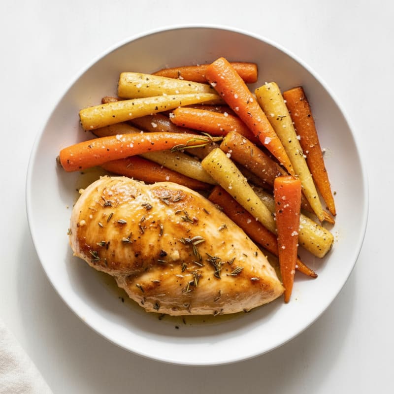 Savory Herb-Roasted Chicken with Root Vegetables