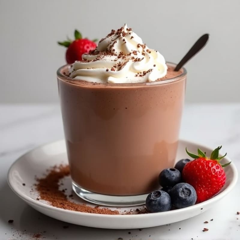 Protein Chocolate Pudding with Egg Whites