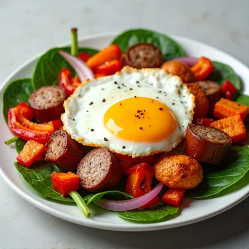 Crispy Sheet Pan Egg and Vegetable Hash