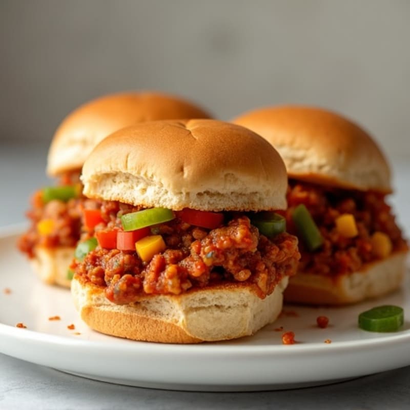 Veggie-Packed Lean Ground Turkey Sloppy Joe Sliders
