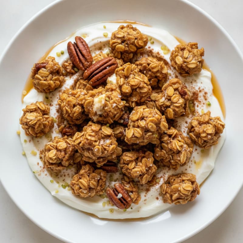 Maple Pecan Granola Clusters