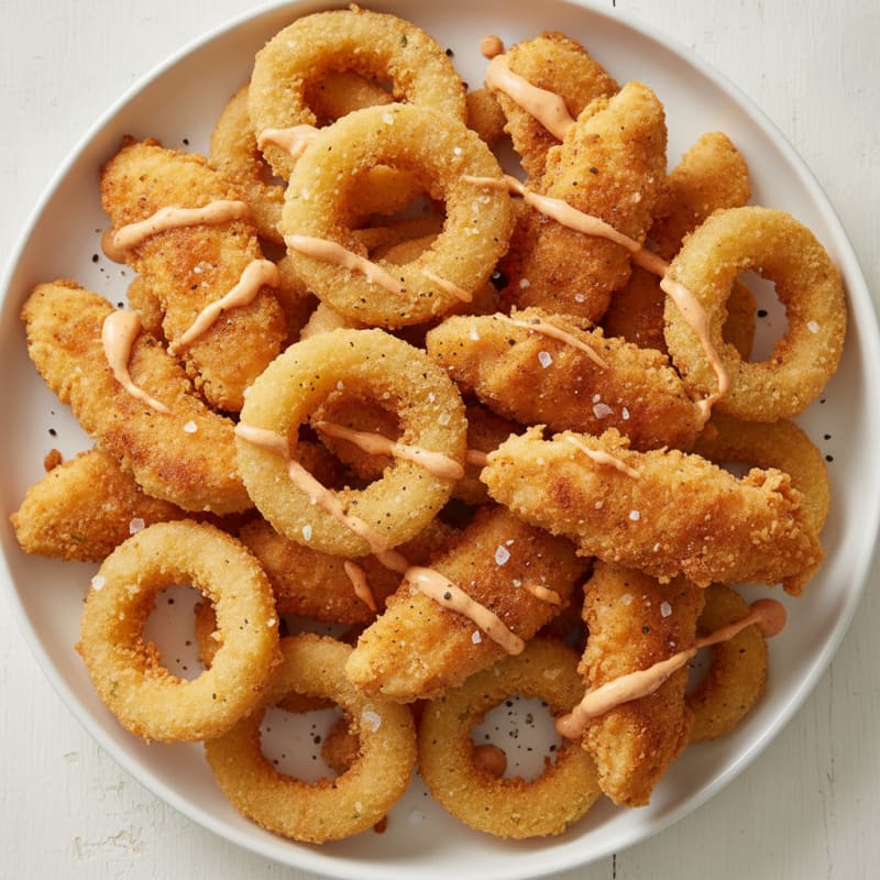 Beer-Battered Onion Ring Basket