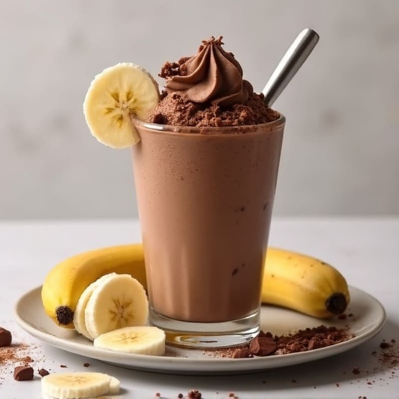 Protein-Packed Chocolate Almond Nice Cream
