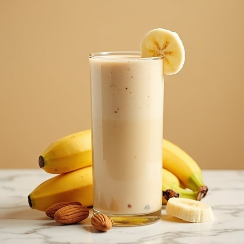 Creamy Banana Almond Butter Smoothie