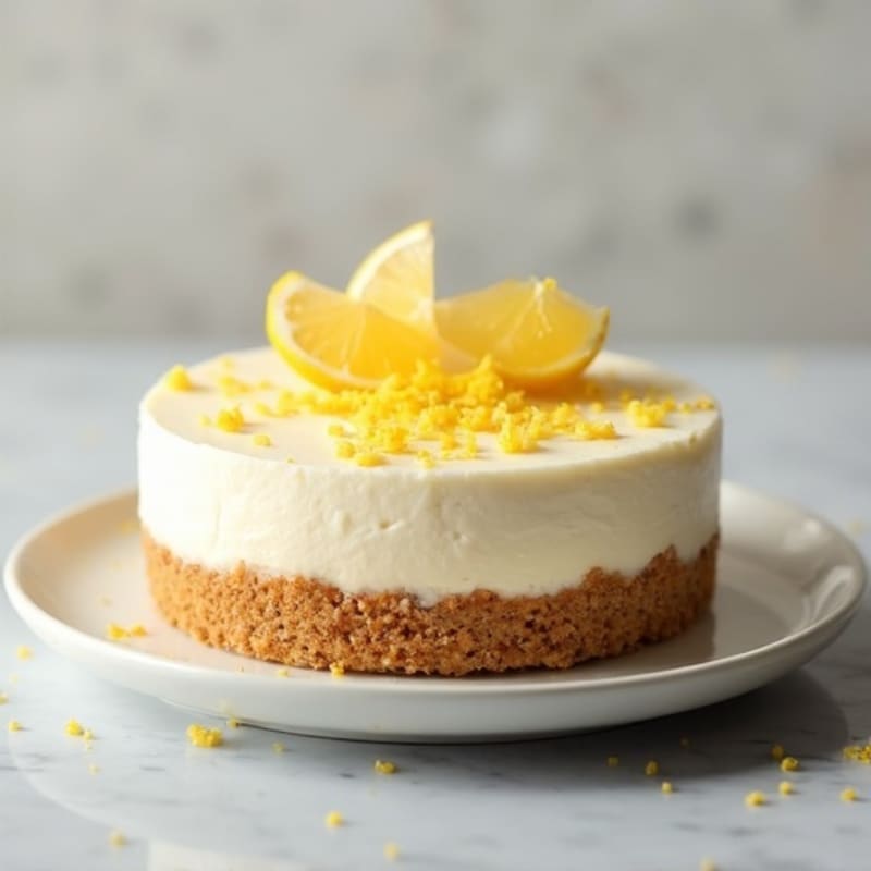 Creamy Greek Yogurt Protein Cheesecake
