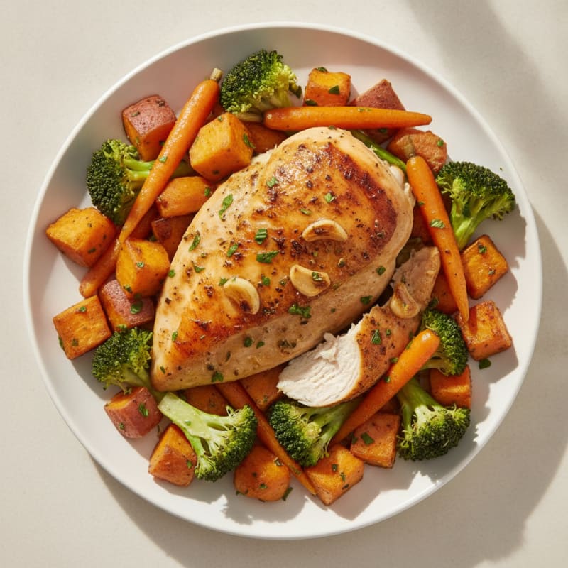 Garlic Herb Roasted Chicken