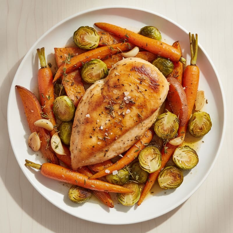 Herb-Roasted Chicken with Root Vegetables