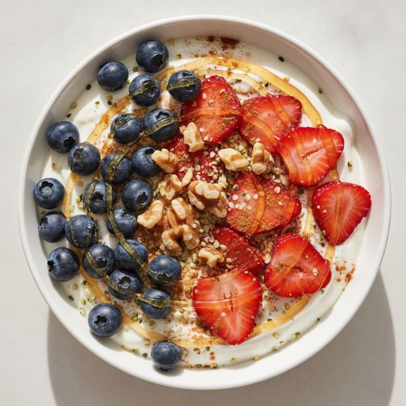 High-Protein Greek Yogurt Berry Bowl