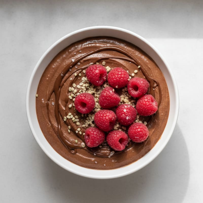 Chocolate Protein Tofu Pudding