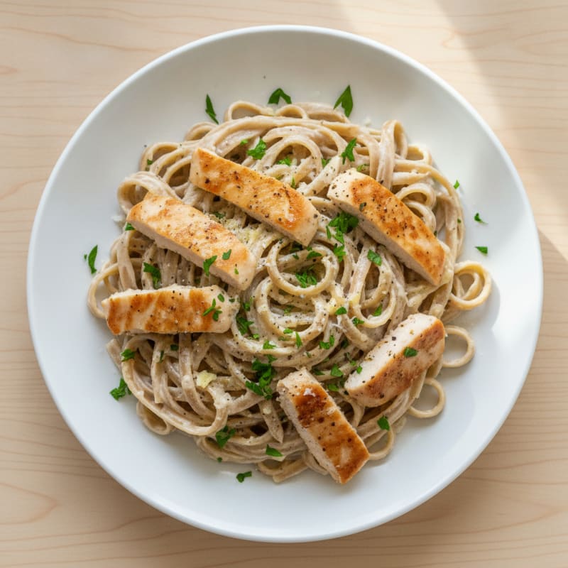 Chicken Alfredo Fettuccine Pasta
