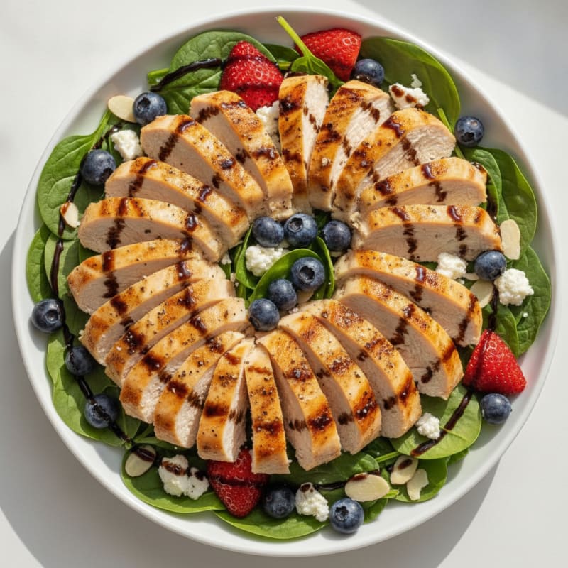 Grilled Chicken and Berry Salad