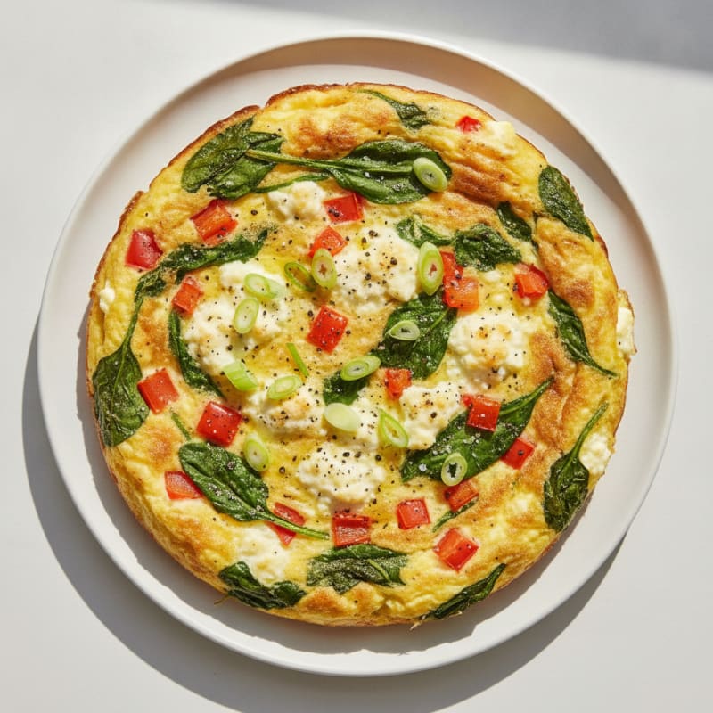 Savory Cottage Cheese Egg Bake