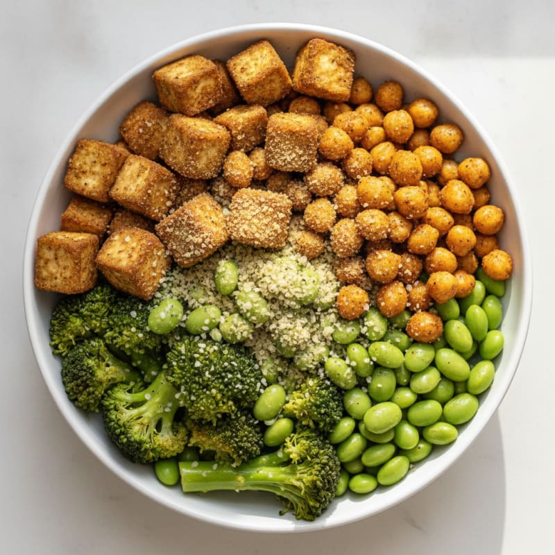 Roasted Chickpea and Veggie Power Bowl
