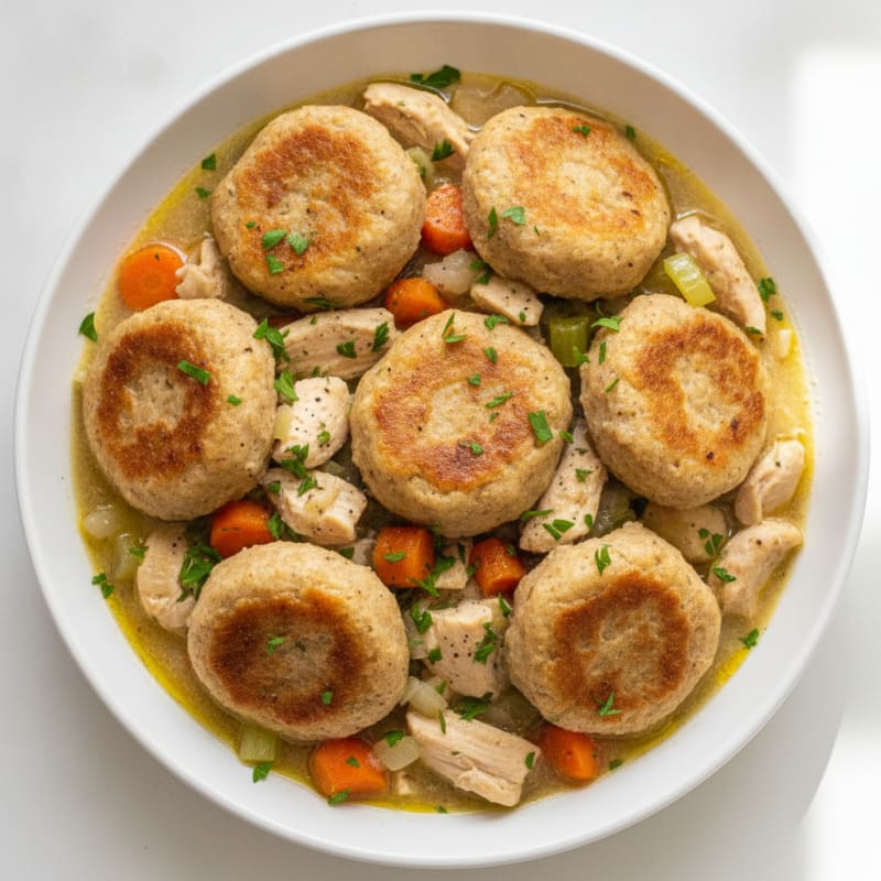 Homestyle Chicken and Herb Dumplings