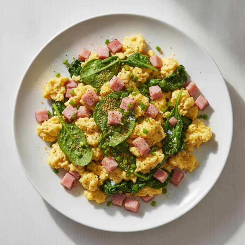 Savory Egg and Ham Scramble