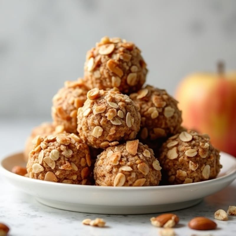 Crunchy Apple-Almond Energy Bites