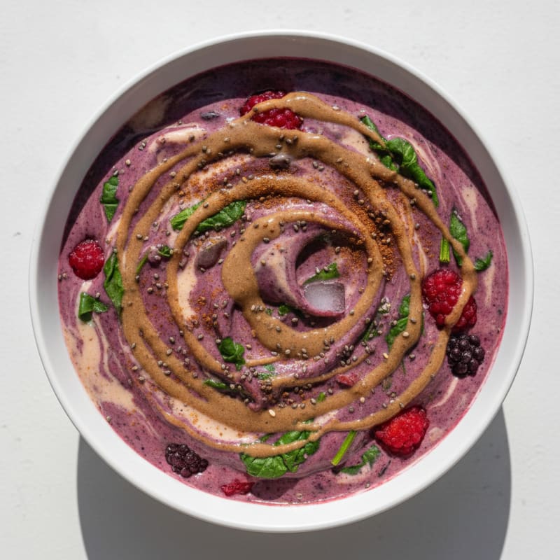 Berry-Almond Breakfast Smoothie