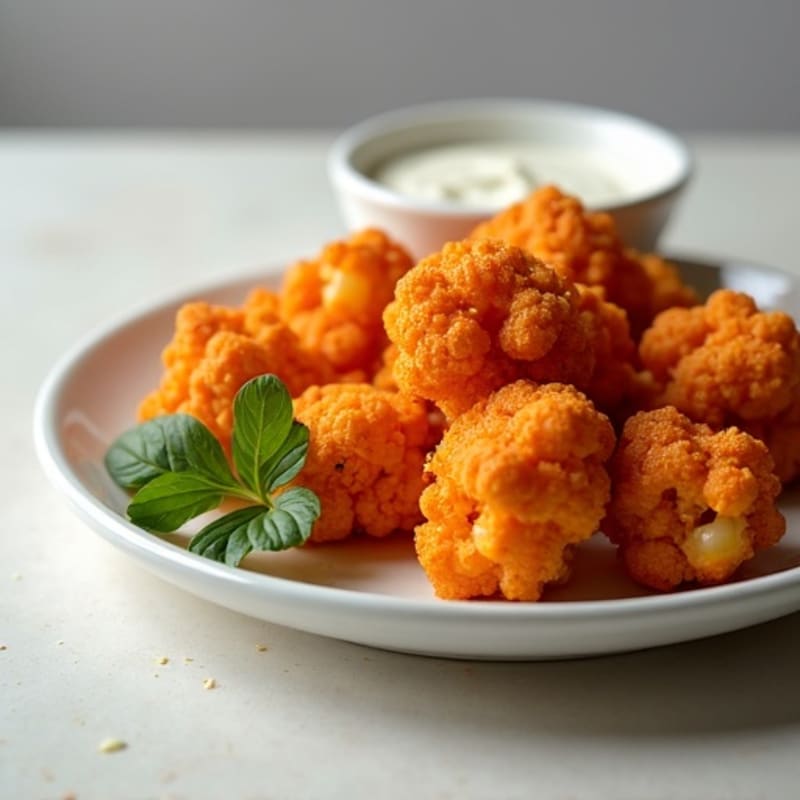 Crispy Buffalo Cauliflower Wings