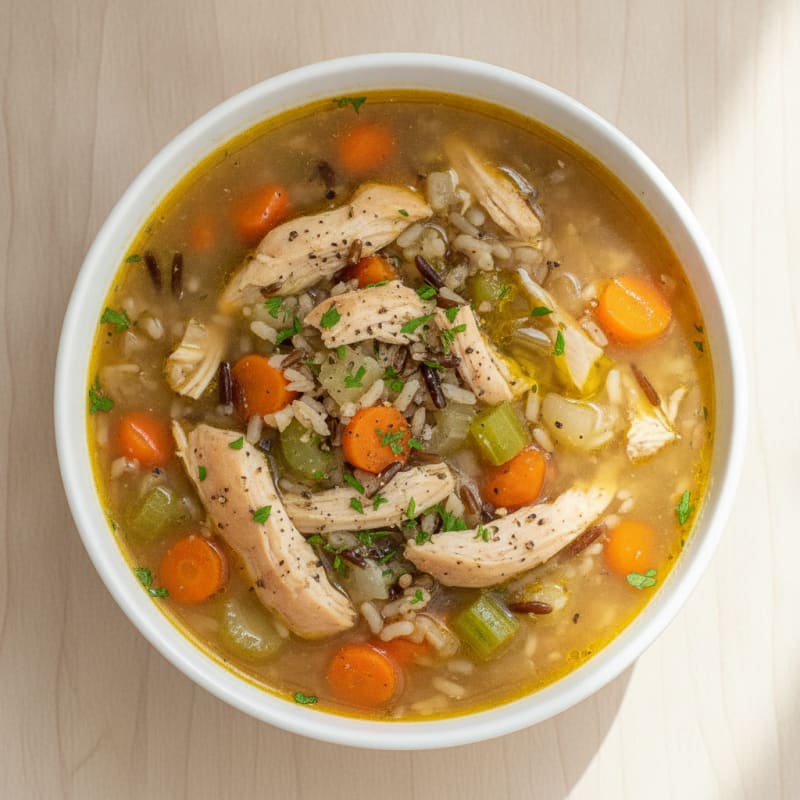 Hearty Chicken and Wild Rice Soup