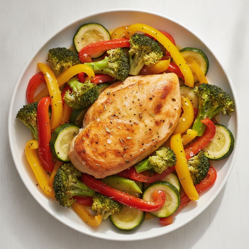 Lemon Herb Roasted Chicken and Vegetables