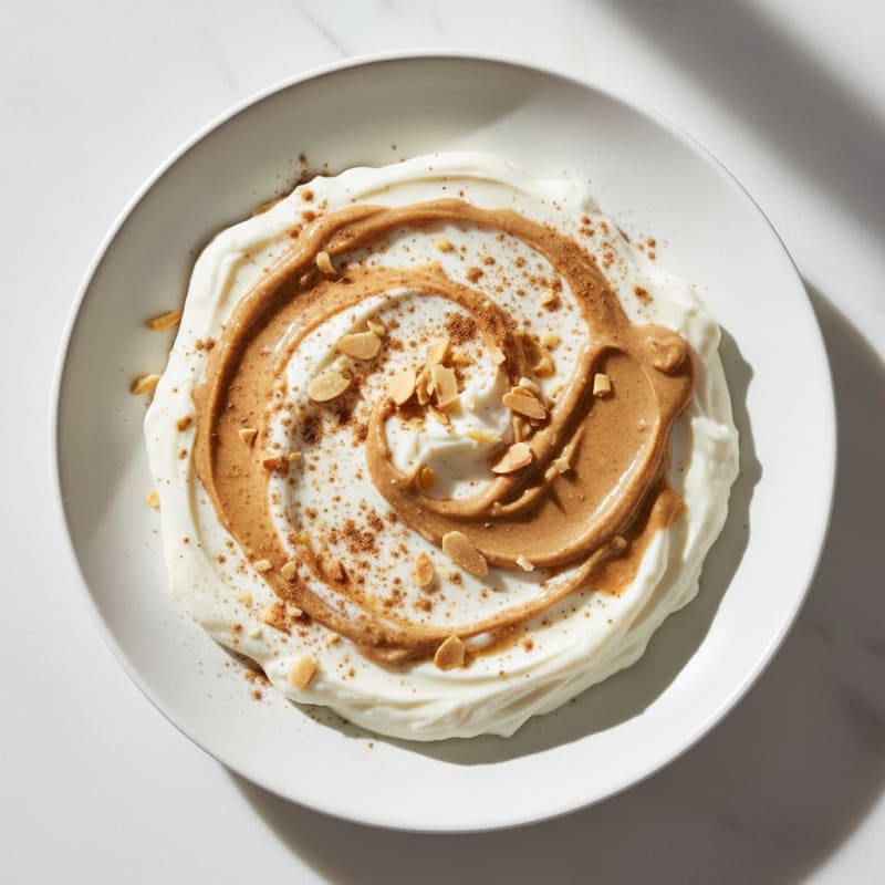 Silky Greek Yogurt Protein Pudding with Almond Butter