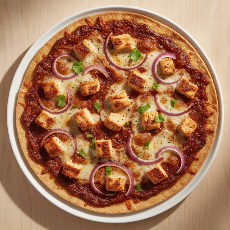 High-Protein BBQ Chicken Pizza