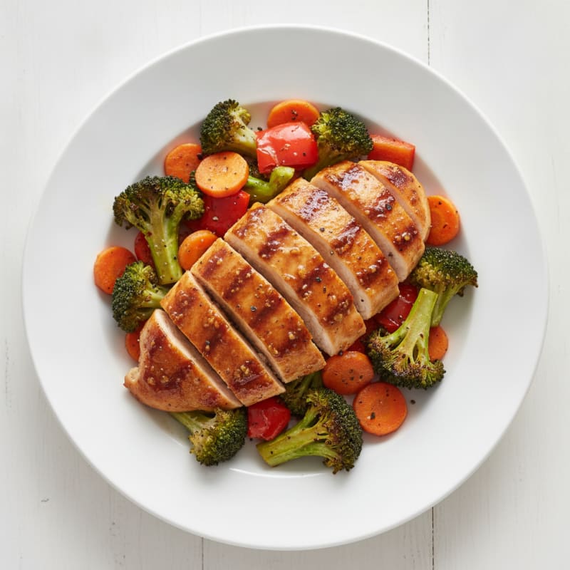 Teriyaki Chicken with Roasted Vegetables