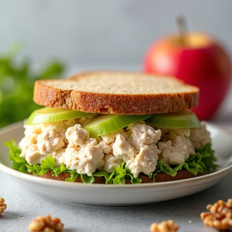 Healthy Creamy Chicken Salad Sandwich