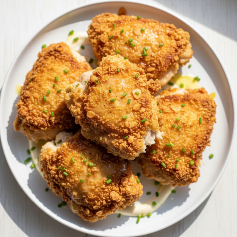 Classic Buttermilk Fried Chicken Thighs