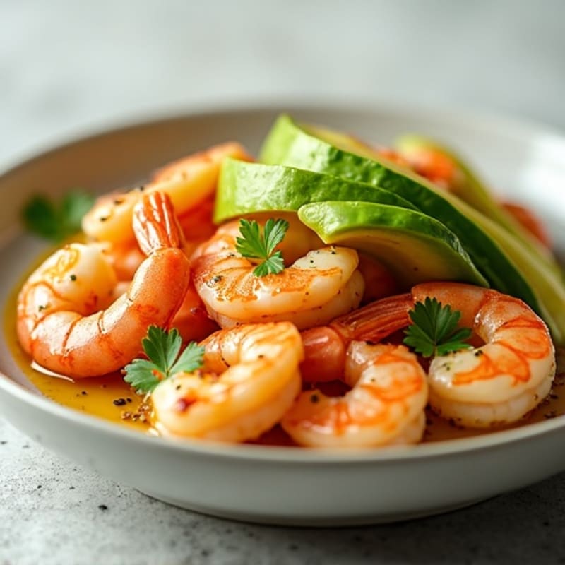 Citrus-Marinated Shrimp with Fresh Avocado