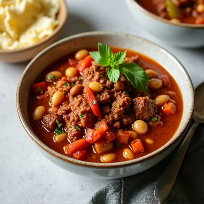 Hearty Slow Cooker Beef Chili