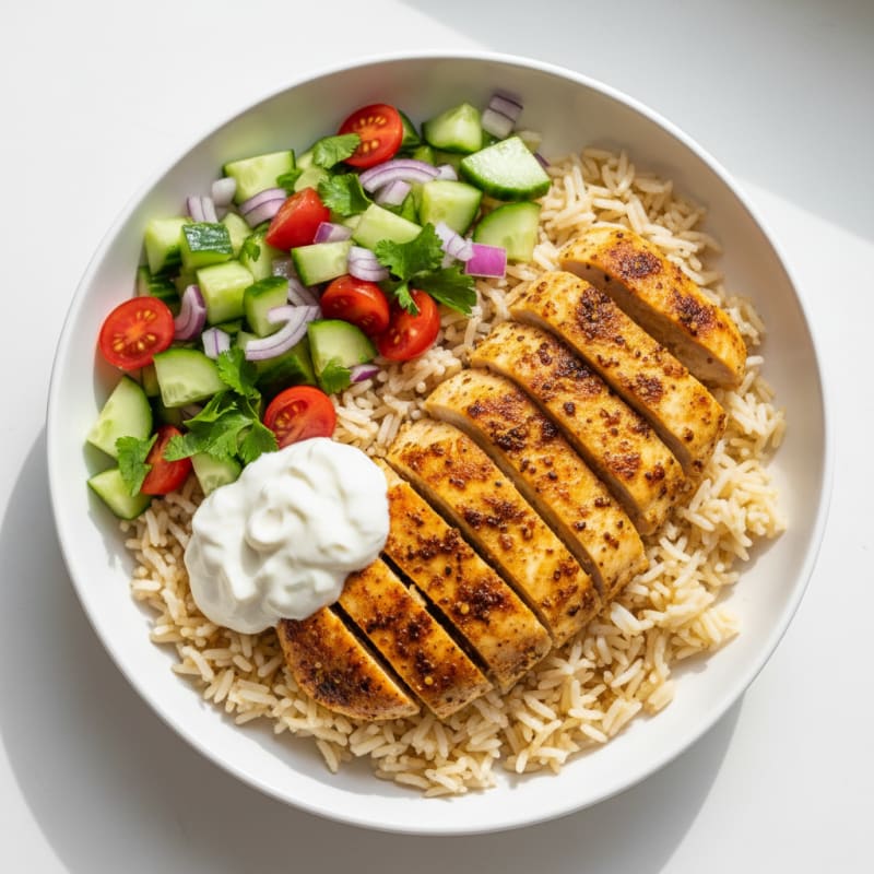 Chicken Shawarma Rice Bowl