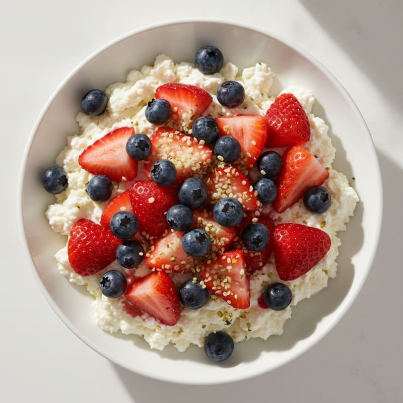 Cottage Cheese Protein Berry Bowl