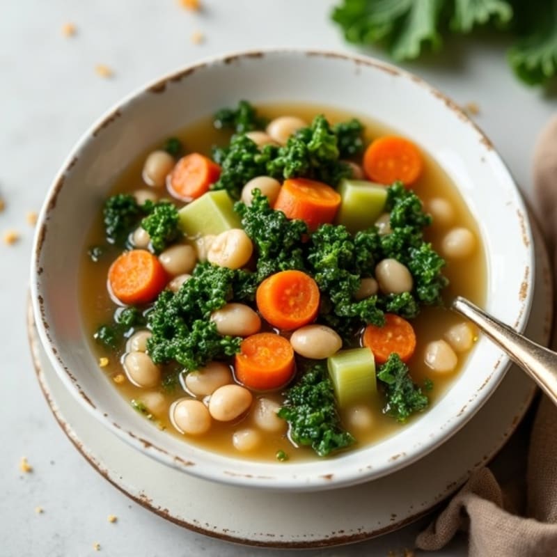 Hearty Kale and White Bean Soup