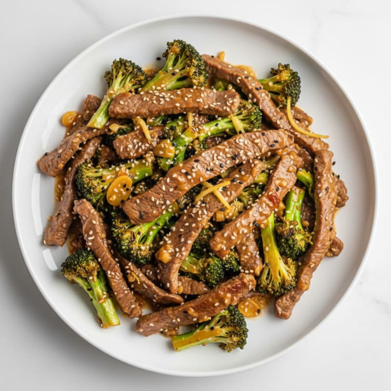 Tender Sesame Beef and Broccoli Stir-Fry