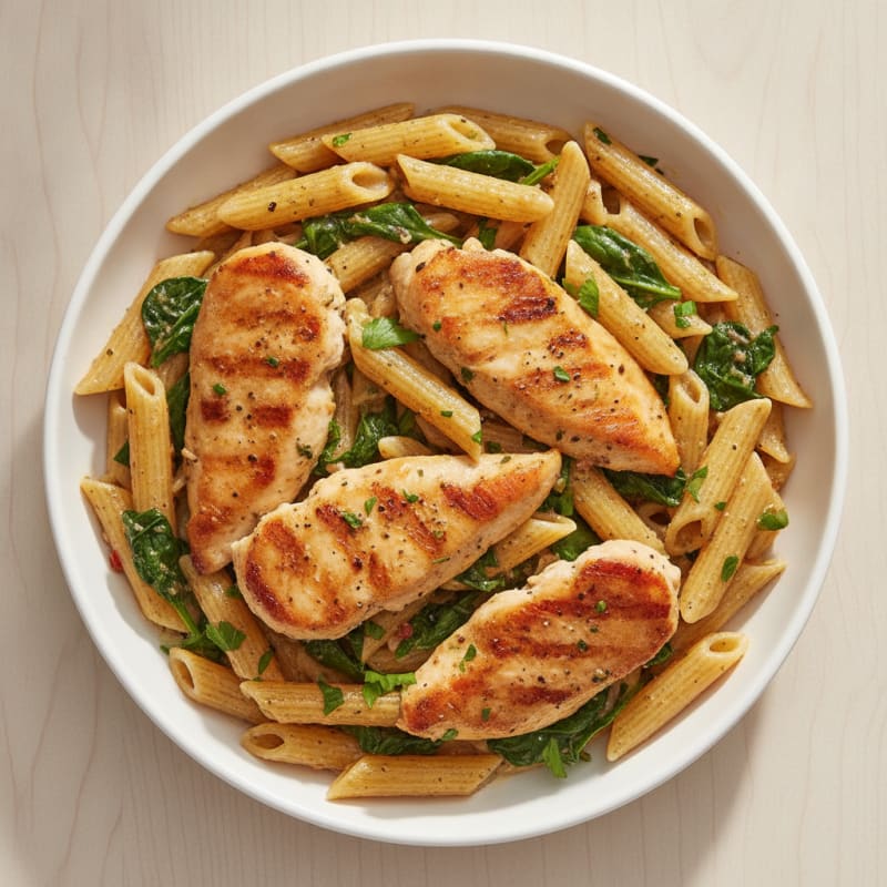 Garlic Herb Butter Chicken Pasta