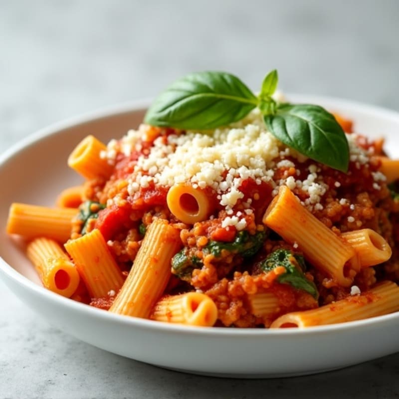 Hearty Lean Ground Turkey Baked Ziti