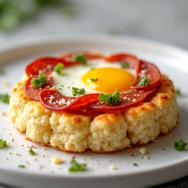 Protein-Packed Mini Cauliflower Pizza Rounds