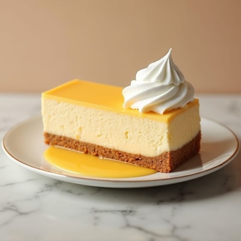 Protein Cheesecake with Whipped Cream