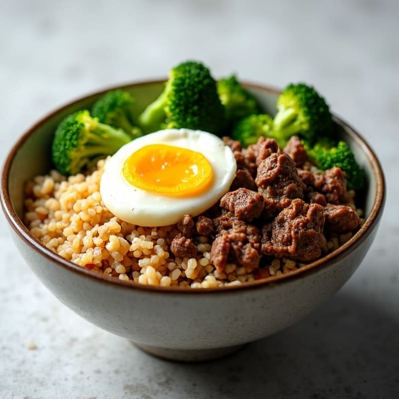 Savory Lean Beef and Fresh Broccoli Rice Bowl