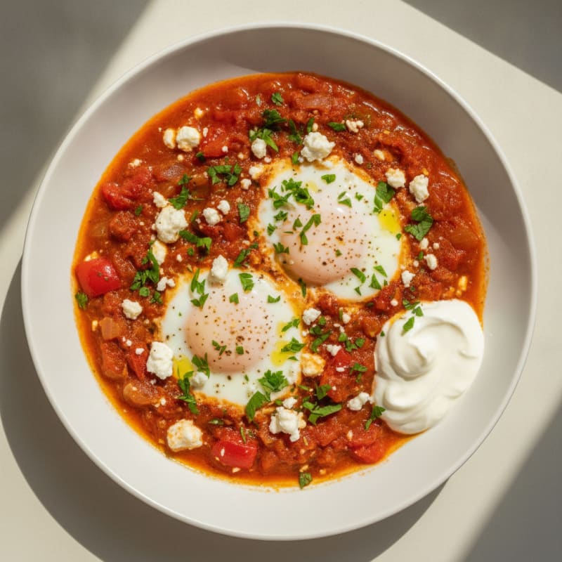 Shakshuka with Feta and Herbs
