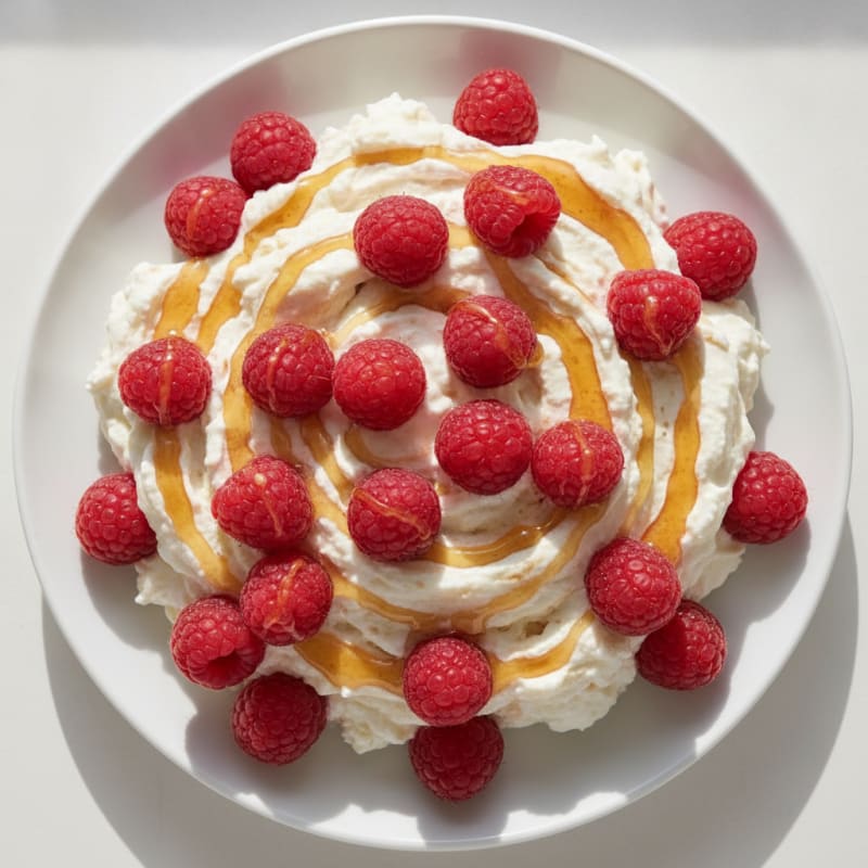 Greek Yogurt Protein Mousse with Berries