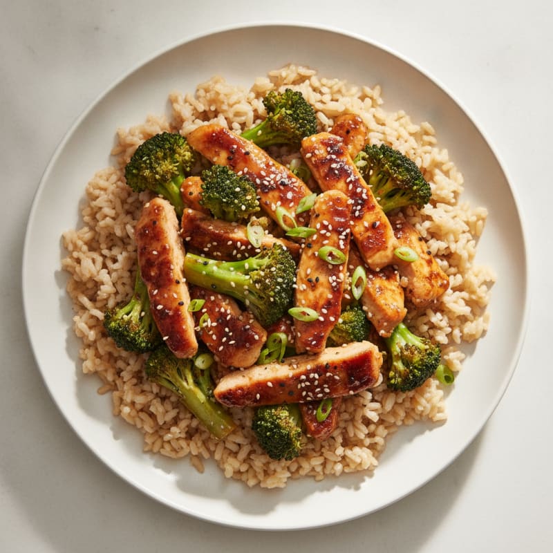 Teriyaki Chicken and Broccoli Stir-Fry