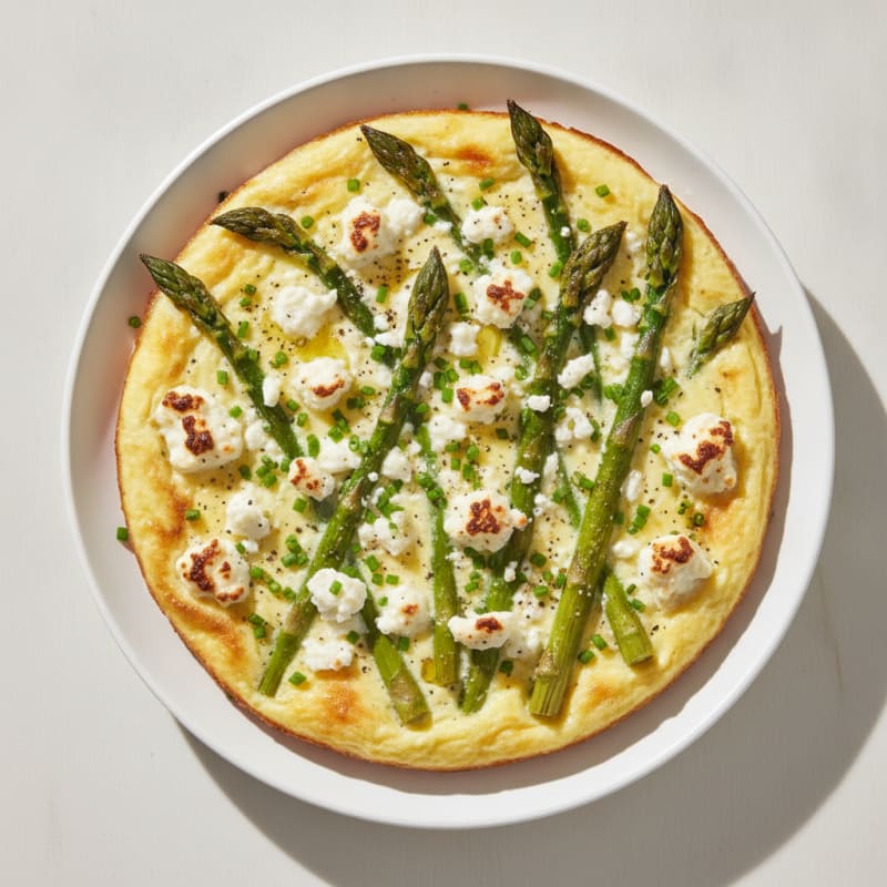 Baked Eggs with Roasted Asparagus