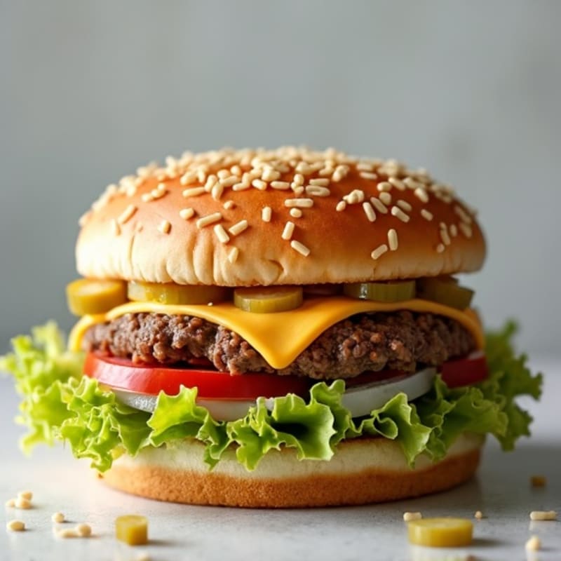 Protein-Packed Lean Ground Beef Big Mac Salad