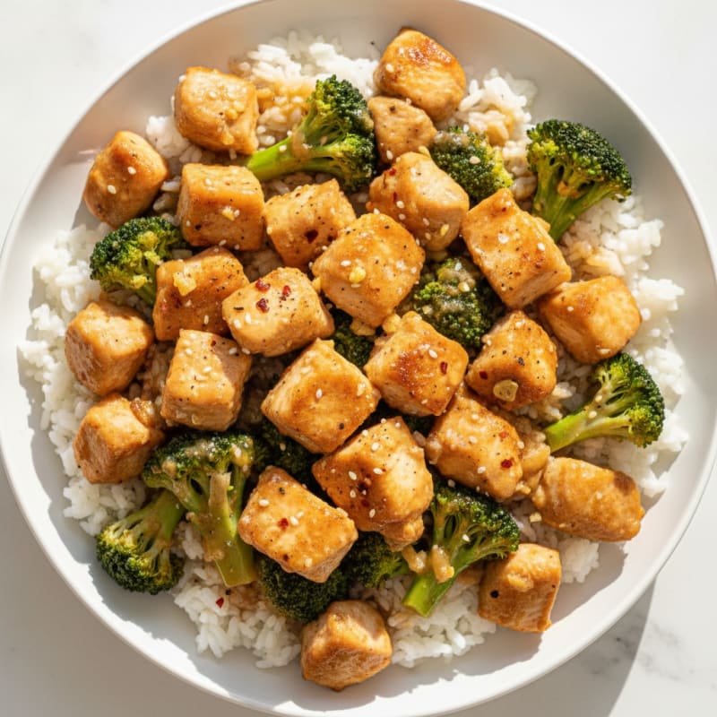Sweet and Tangy Chicken with Broccoli