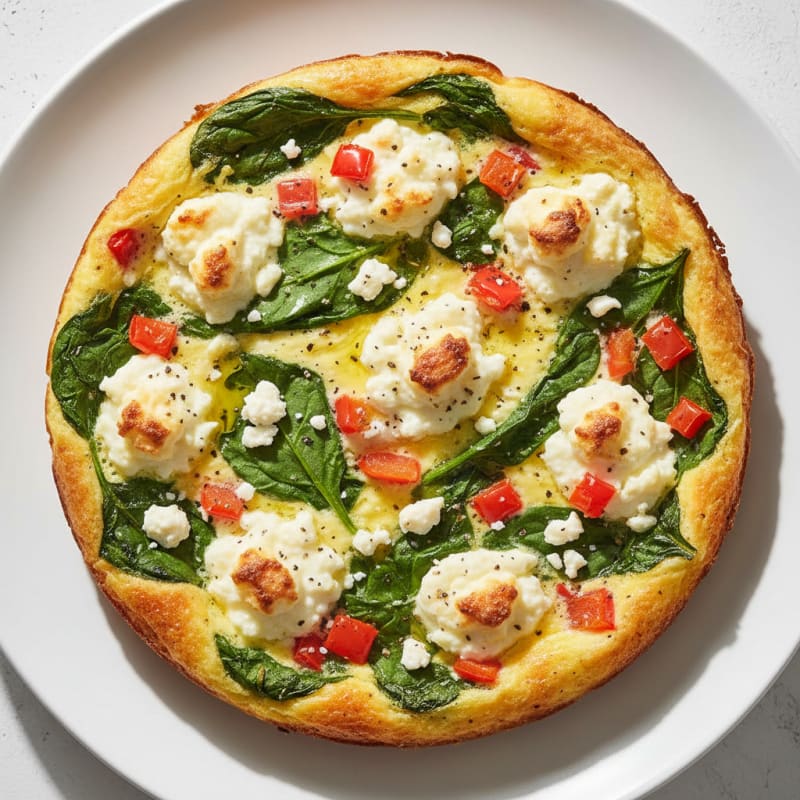 Savory Cottage Cheese Egg Bake