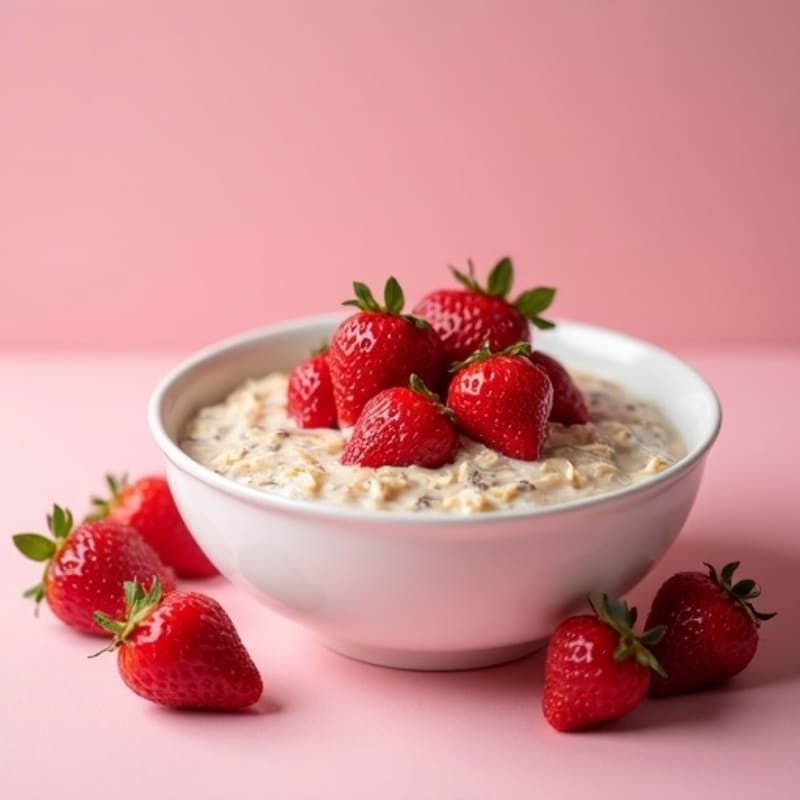Creamy Strawberry Overnight Oats